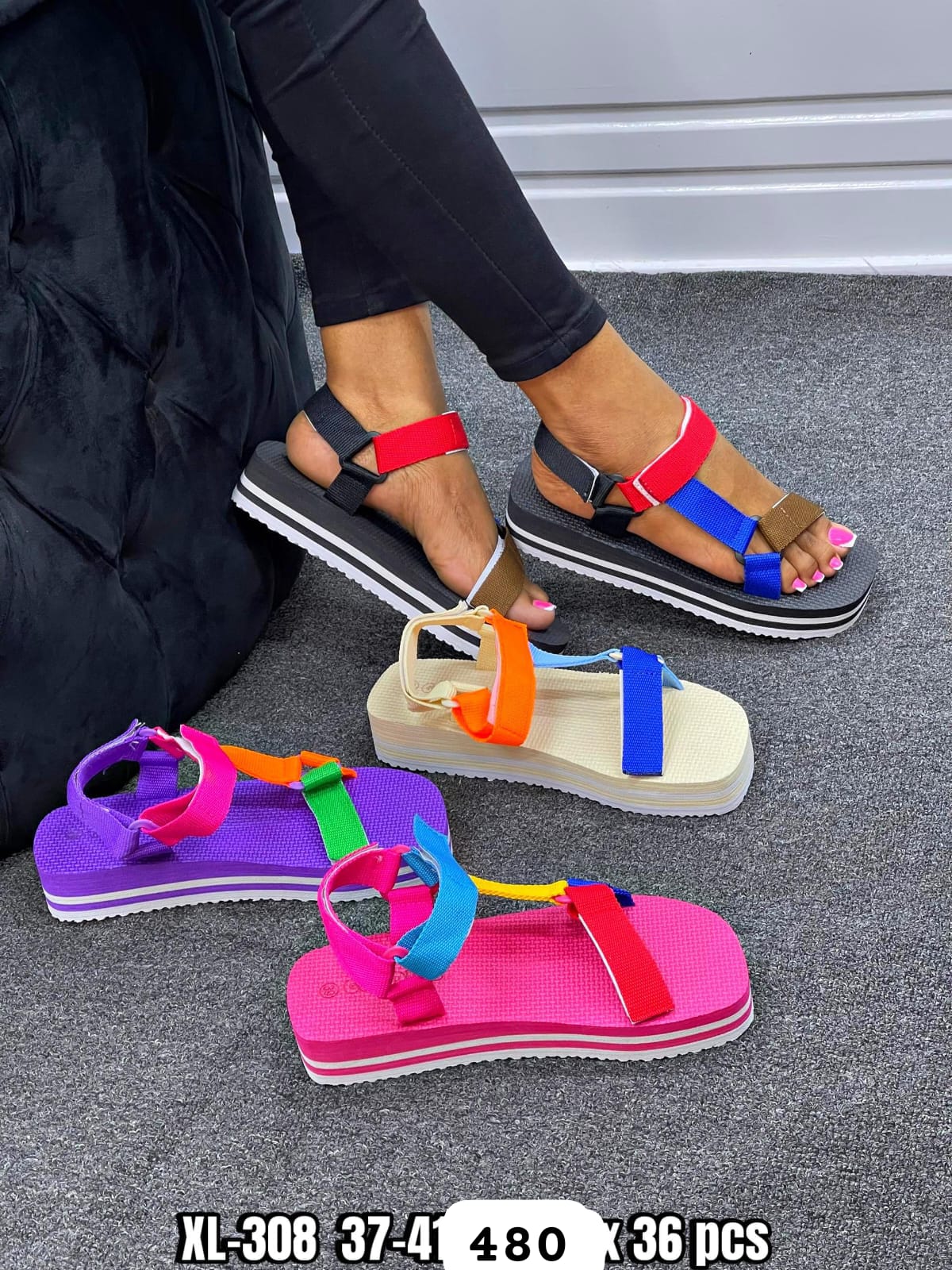 Ladies open shoe