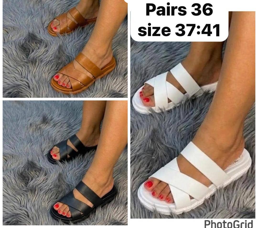 Ladies open sandals
