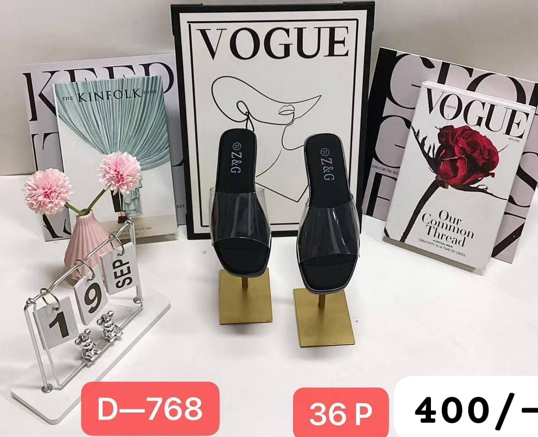 D&G transparent top ladies sandal