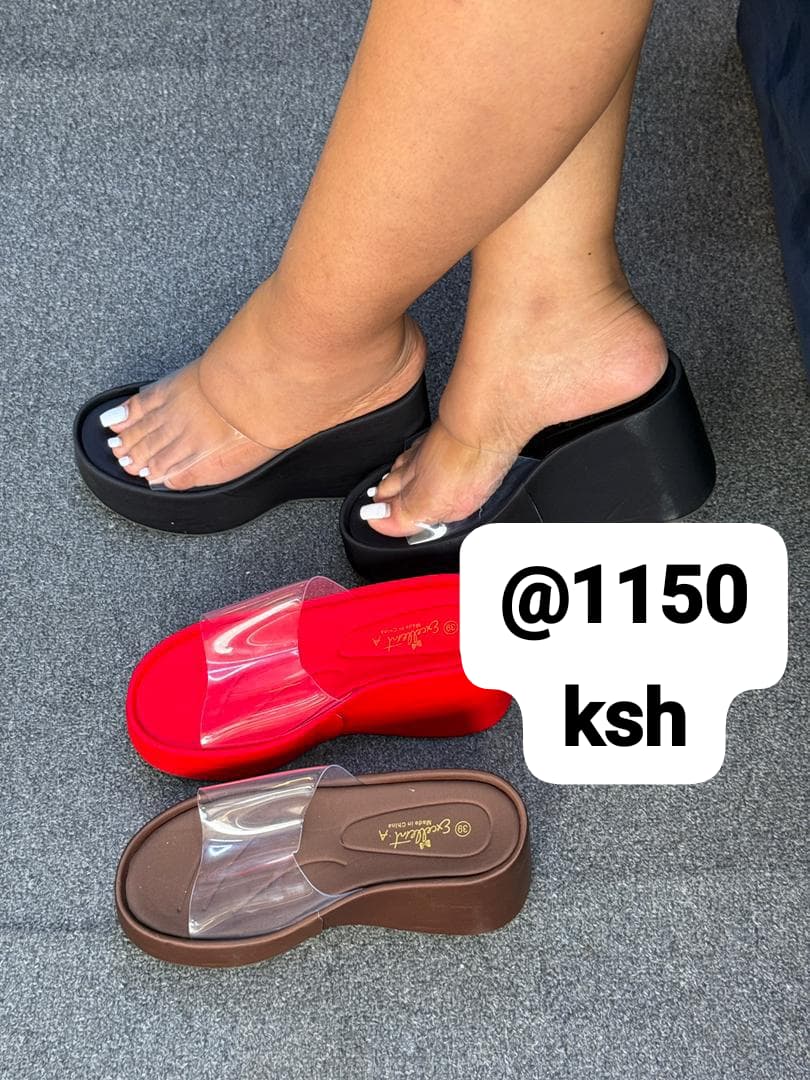 Excellent double sole open wedge